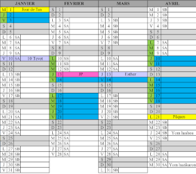 Calendrier